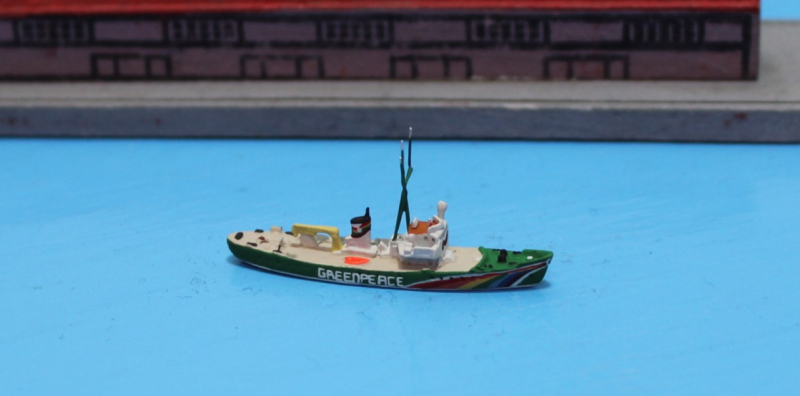 Greenpeace vessel "Sirius" (1 p.) NL 1987 Rhenania RHE 65